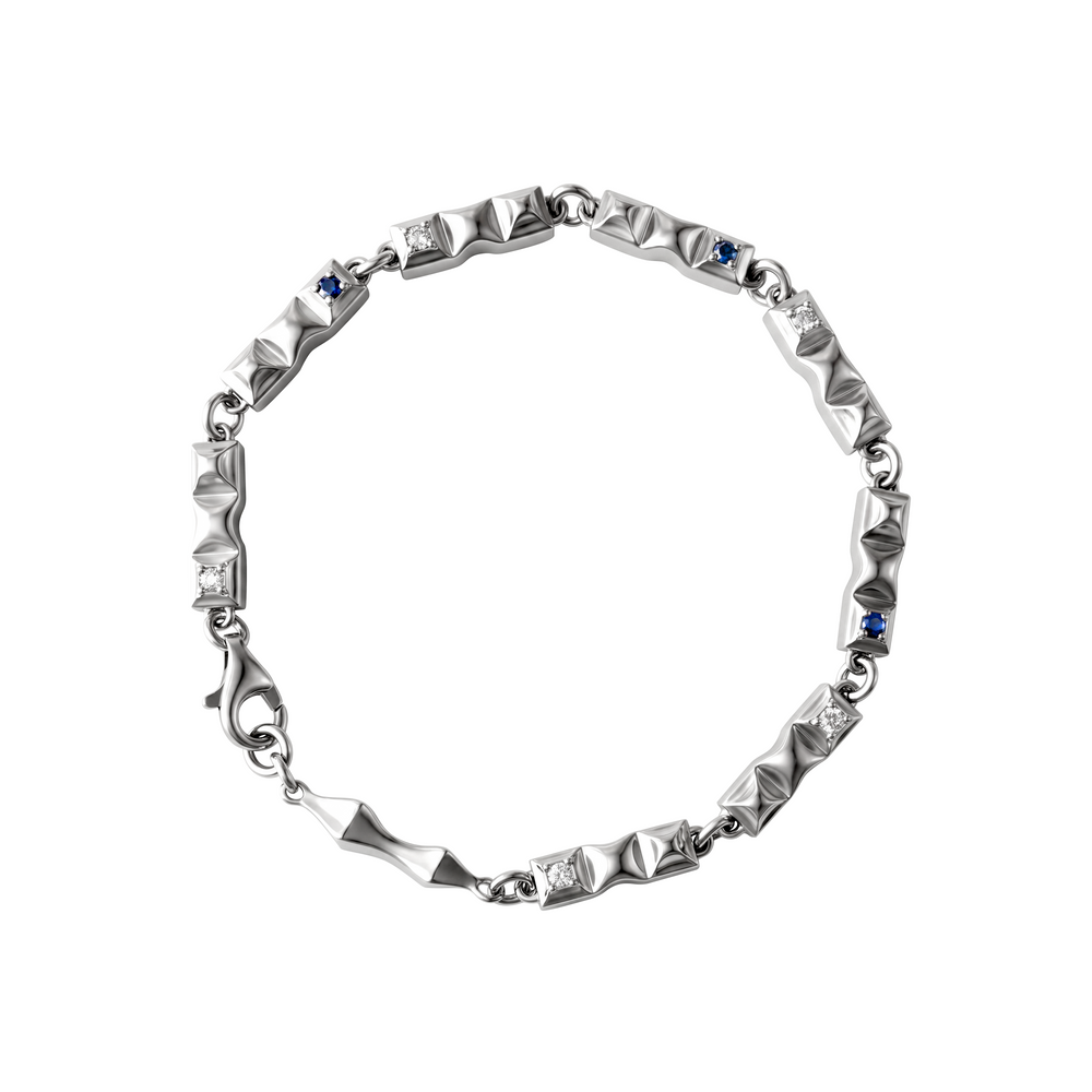TRINITY ARRAY SAPPHIRE BRACELET