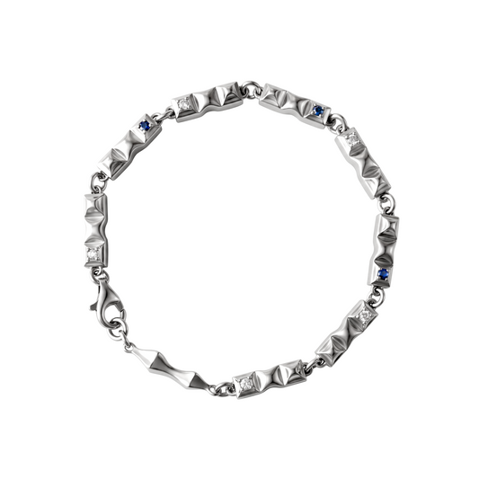 TRINITY ARRAY SAPPHIRE BRACELET